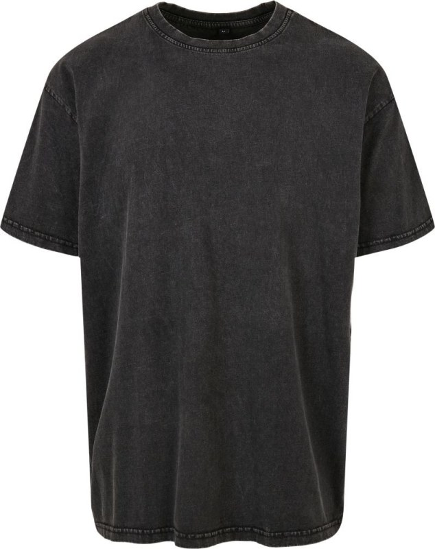 Build your Brand BY 189 Pánské tričko "Acid Wash" 56.0189 black