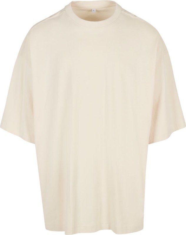 Build your Brand BY 193 Pánské oversize tričko "Huge Tee" 56.0193 white sand