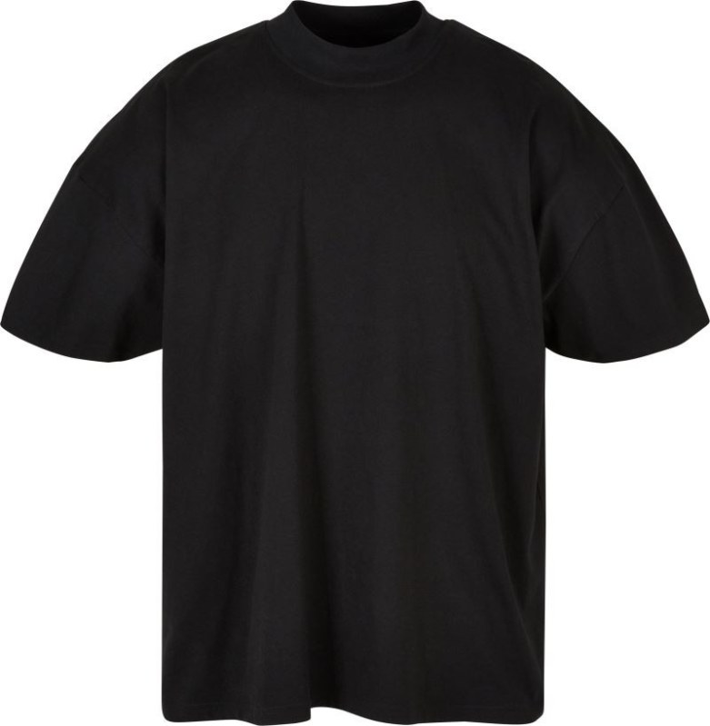 Build your Brand BY 230 Pánské tričko "Mock Neck" 56.0230 black