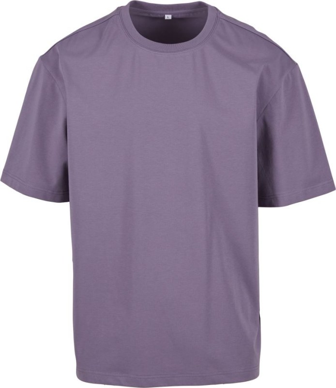 Build your Brand BY 364 Pánské těžké tričko Sorona® 56.0364 dusty purple - Pánské oblečení trička
