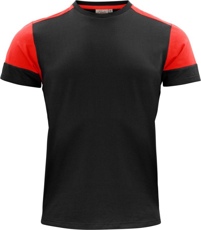Printer Prime T Men Pánské těžké tričko 61.4030 black/red - Pánské oblečení trička