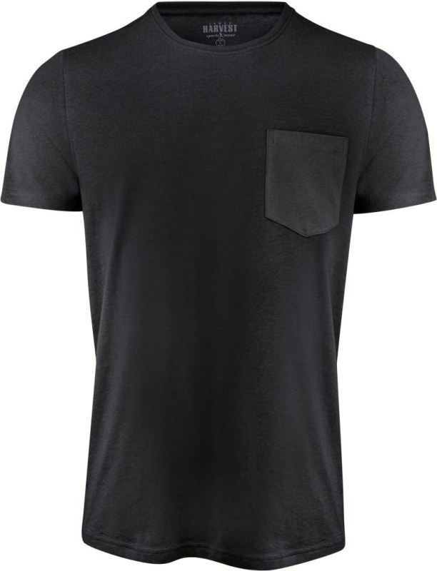 James Harvest Walcott T-Shirt Men Pánské tričko "Two-Tone" 62.4020 black