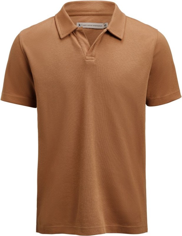James Harvest Scarsdale Polo Men Pánské piqué polo z těžké bavlny 62.5002 hazel