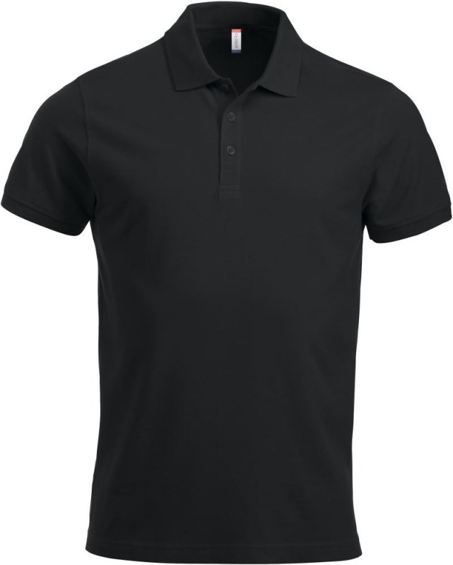 Clique Classic Lincoln S/S Pánské piqué polo z&nbsp;těžké bavlny 67.8244 black - Pánské oblečení trička