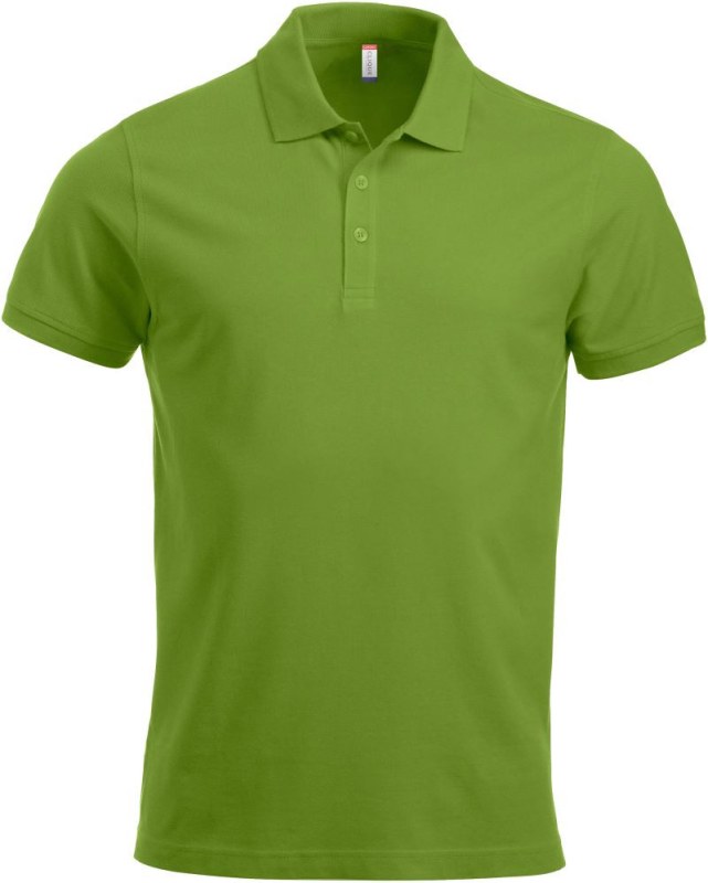Clique Classic Lincoln S/S Pánské piqué polo z těžké bavlny 67.8244 light green