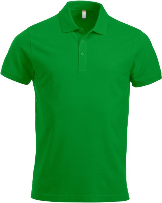 Clique Classic Lincoln S/S Pánské piqué polo z těžké bavlny 67.8244 apple green