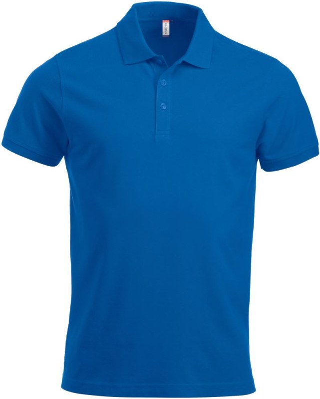 Clique Classic Lincoln S/S Pánské piqué polo z těžké bavlny 67.8244 royal blue