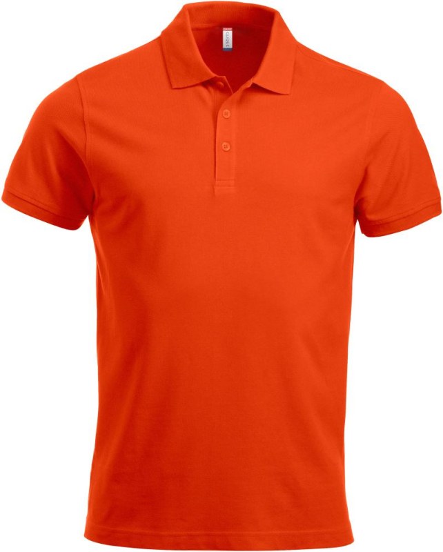 Clique Classic Lincoln S/S Pánské piqué polo z těžké bavlny 67.8244 blood orange