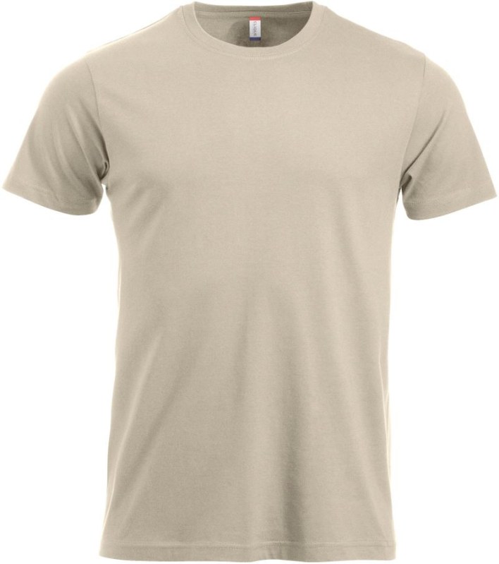 Clique New Classic-T Pánské tričko 67.9360 light khaki