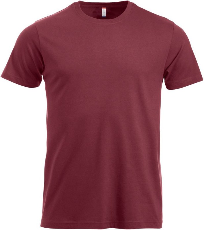 Clique New Classic-T Pánské tričko 67.9360 burgundy