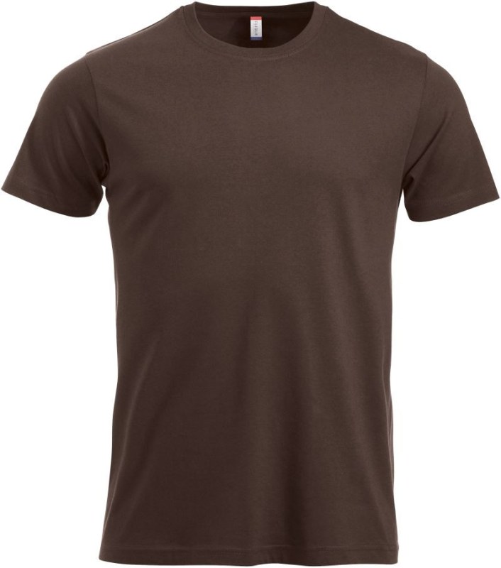 Clique New Classic-T Pánské tričko 67.9360 dark mocca