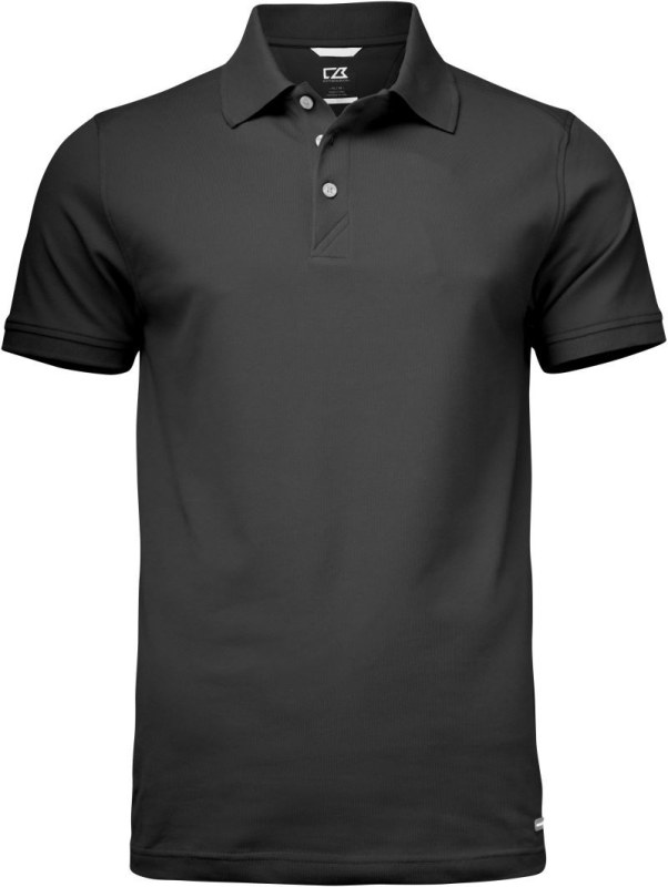 Cutter & Buck Advantage Polo Men Pánské piqué polo 68.4418 black - Pánské oblečení trička