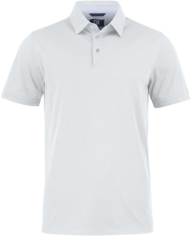Cutter & Buck Advantage Premium Polo M Pánské piqué polo 68.4420 white