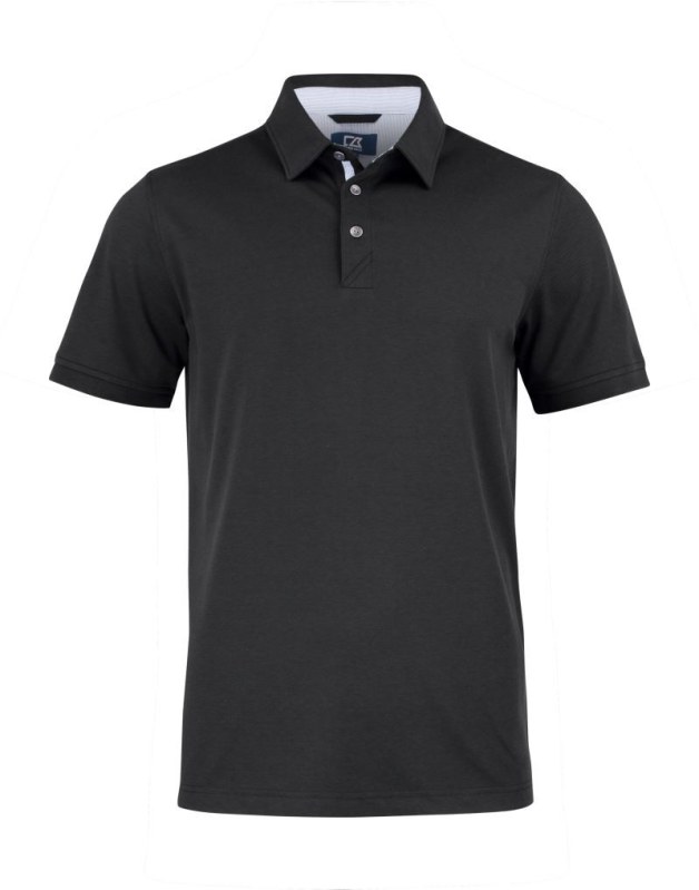 Cutter & Buck Advantage Premium Polo M Pánské piqué polo 68.4420 black - Pánské oblečení trička