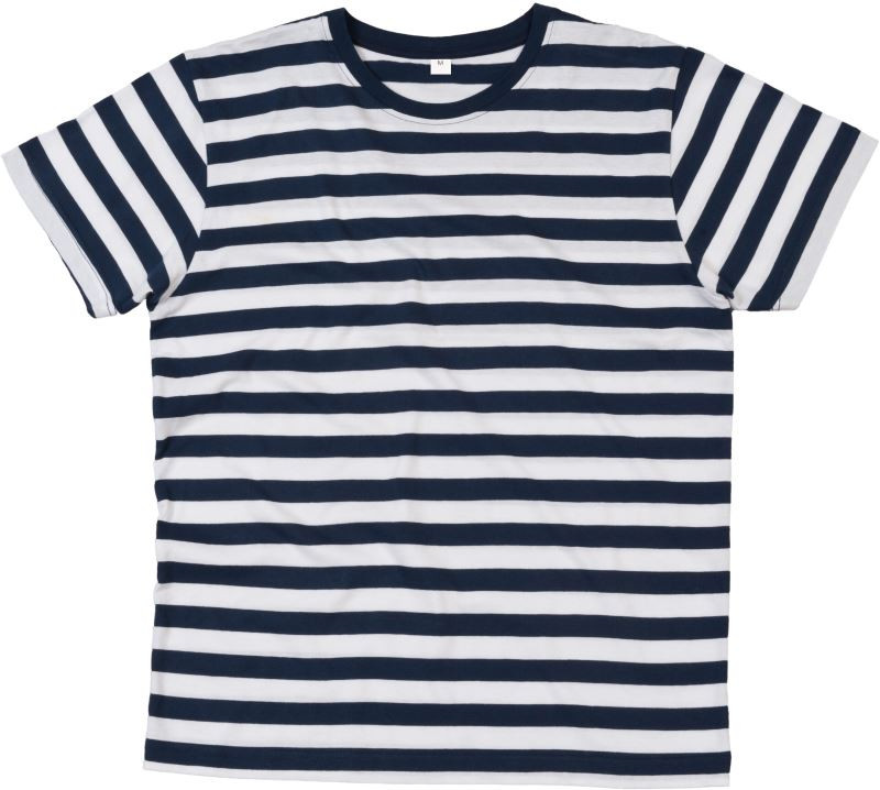 Mantis M 109S Pánské pruhované tričko 70.109S navy/white