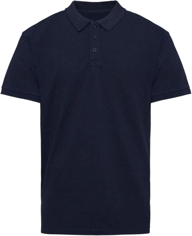 Pure Waste PQM Pánské piqué polo z těžké bavlny 74.0PQM solid navy