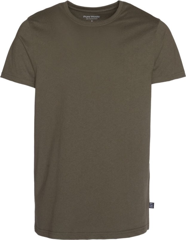Pure Waste TSMB Pánské těžké tričko 74.TSMB khaki green