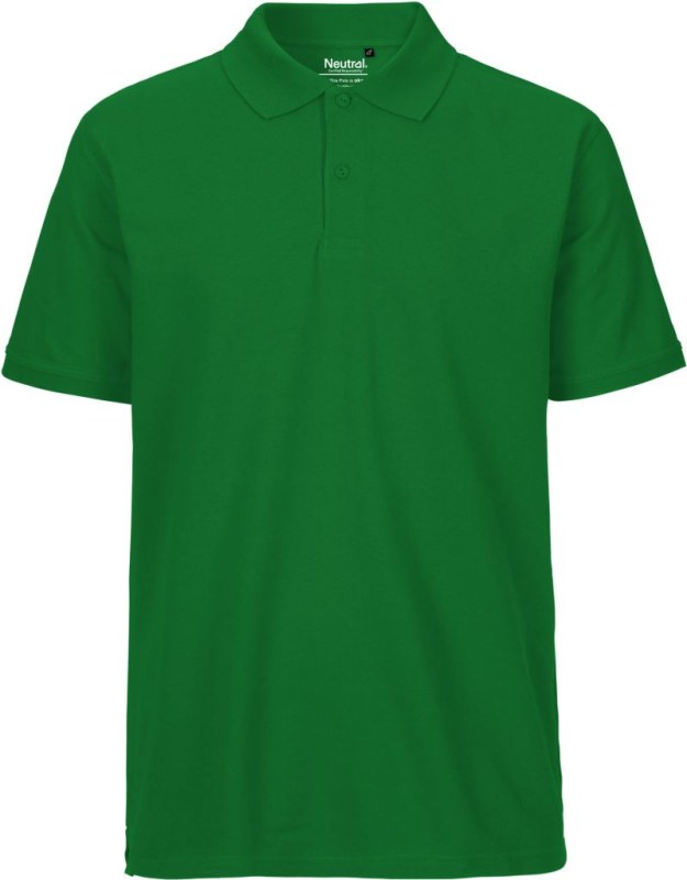 Neutral O 20080 Pánské piqué polo z bio bavlny 77.2080 green
