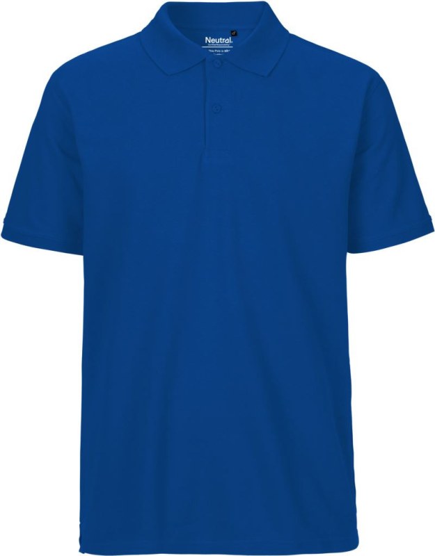 Neutral O 20080 Pánské piqué polo z bio bavlny 77.2080 royal