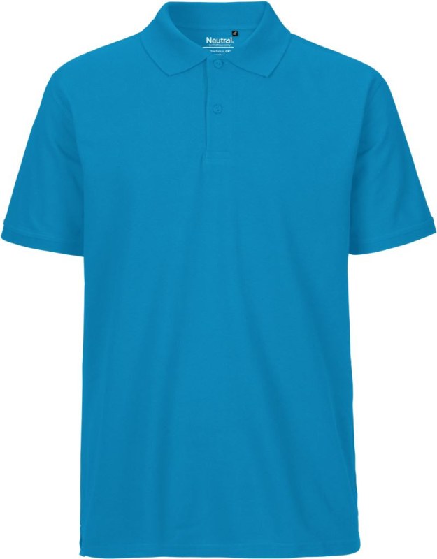 Neutral O 20080 Pánské piqué polo z&nbsp;bio bavlny 77.2080 sapphire - Pánské oblečení trička