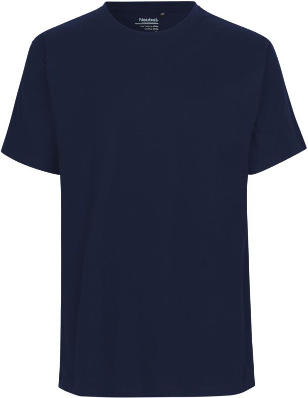 Neutral O 60001 Pánské tričko z těžké bio bavlny 77.6001 navy