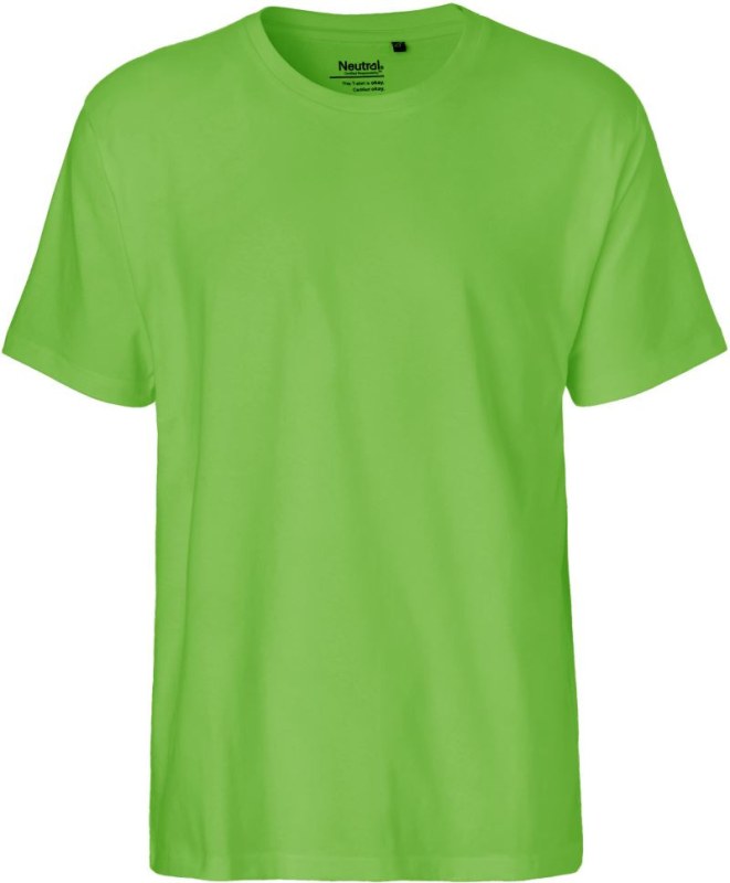 Neutral O 60001 Pánské tričko z těžké bio bavlny 77.6001 lime