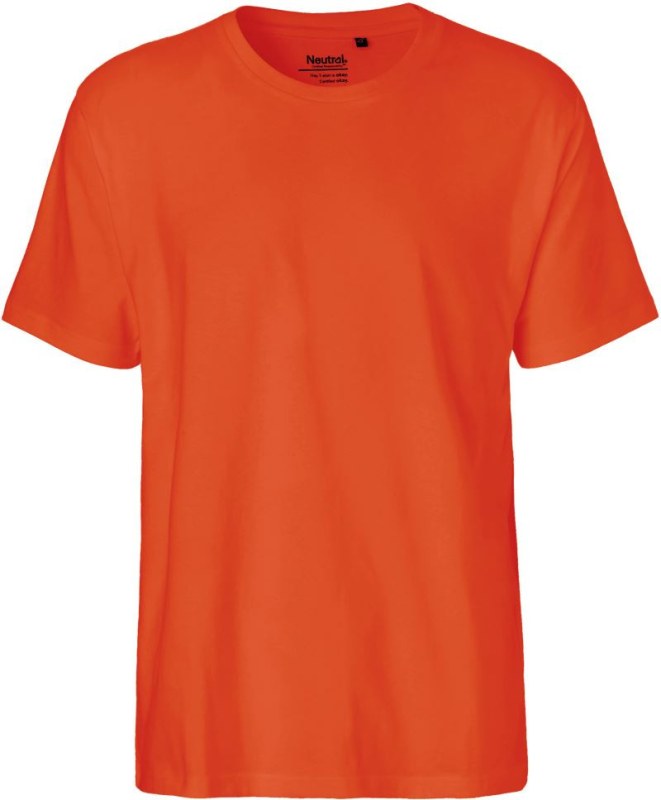 Neutral O 60001 Pánské tričko z těžké bio bavlny 77.6001 orange