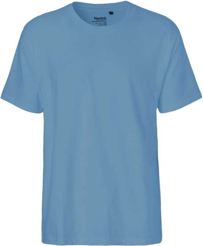 Neutral O 60001 Pánské tričko z těžké bio bavlny 77.6001 dusty indigo