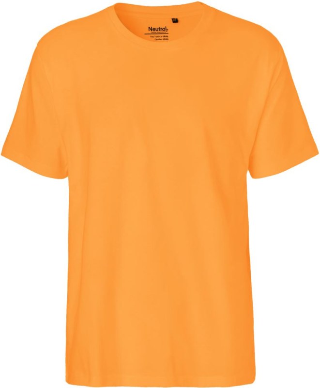 Neutral O 60001 Pánské tričko z těžké bio bavlny 77.6001 okay orange