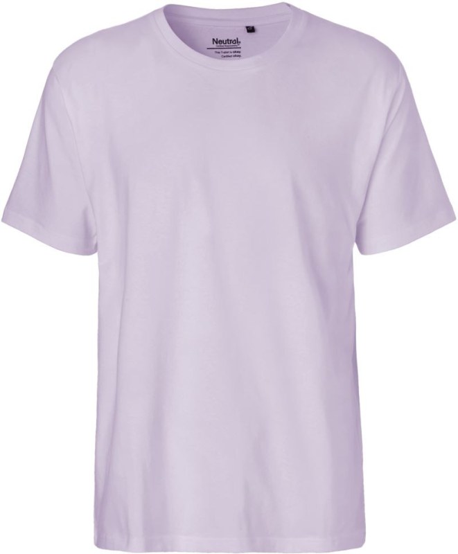 Neutral O 60001 Pánské tričko z těžké bio bavlny 77.6001 dusty purple