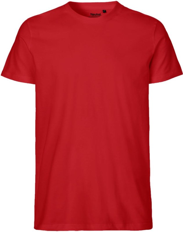 Neutral O 61001 Pánské tričko z bio bavlny 77.6101 red