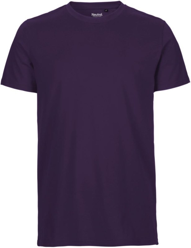 Neutral O 61001 Pánské tričko z bio bavlny 77.6101 purple