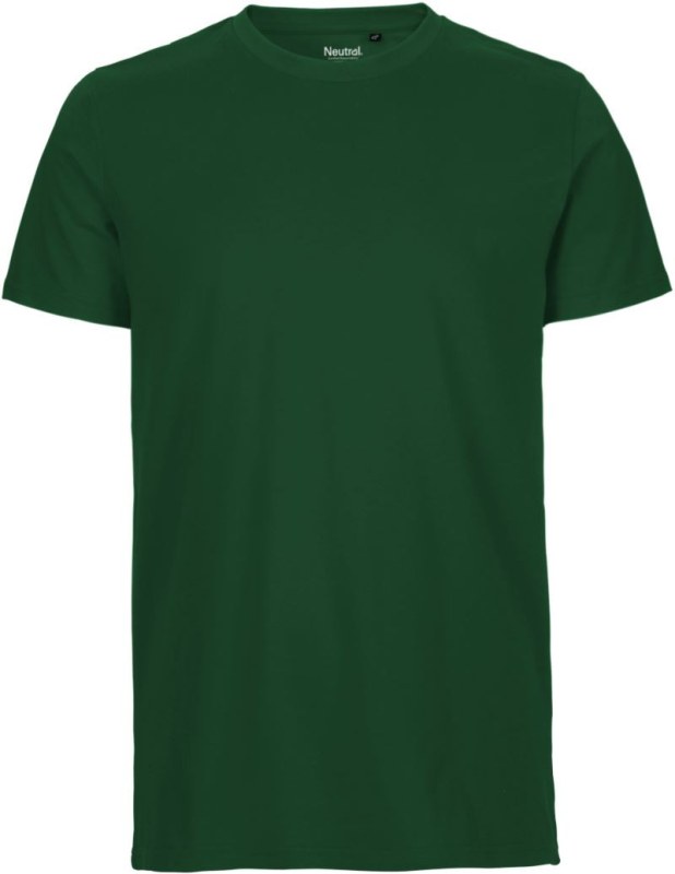 Neutral O 61001 Pánské tričko z bio bavlny 77.6101 bottle green