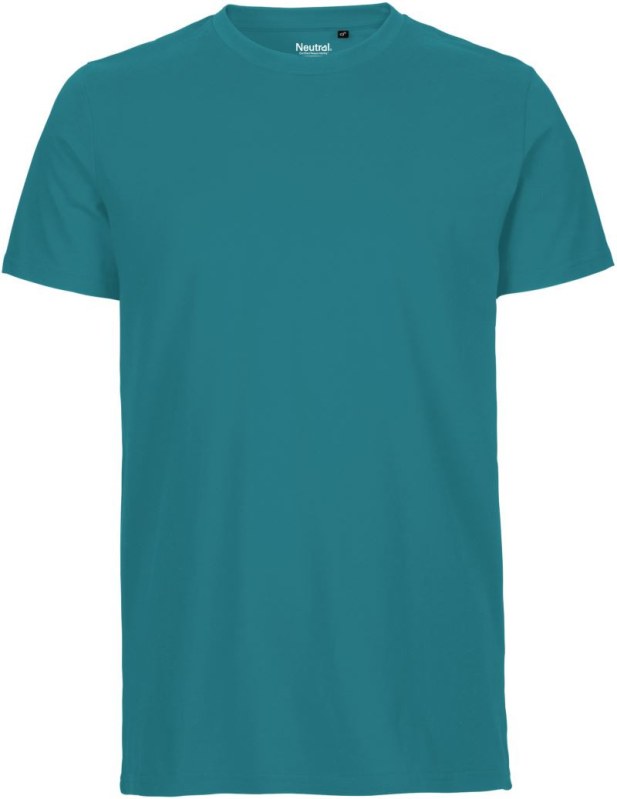 Neutral O 61001 Pánské tričko z bio bavlny 77.6101 teal
