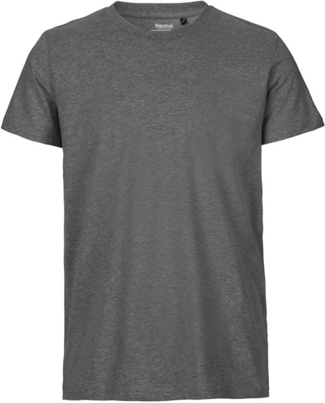 Neutral O 61001 Pánské tričko z bio bavlny 77.6101 dark heather