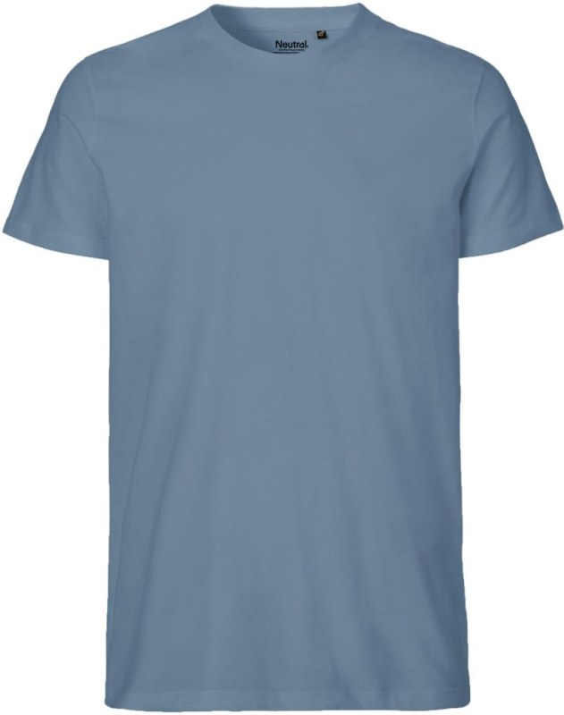 Neutral O 61001 Pánské tričko z&nbsp;bio bavlny 77.6101 dusty indigo - Pánské oblečení trička