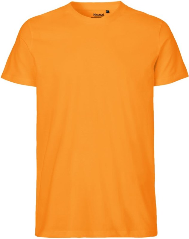 Neutral O 61001 Pánské tričko z bio bavlny 77.6101 okay orange