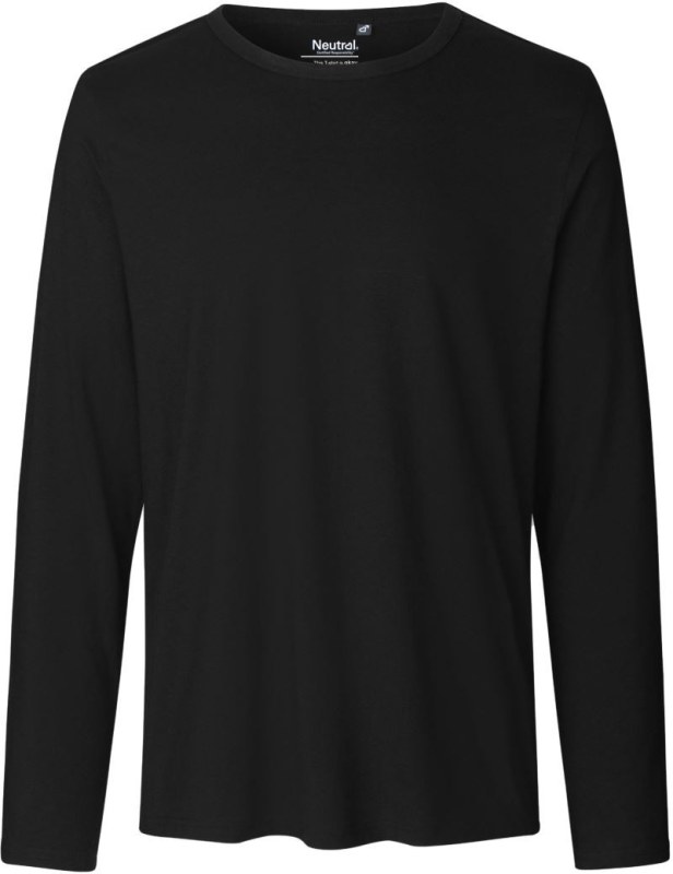Neutral O 61050 Pánské tričko s dlouhým rukávem 77.6150 black