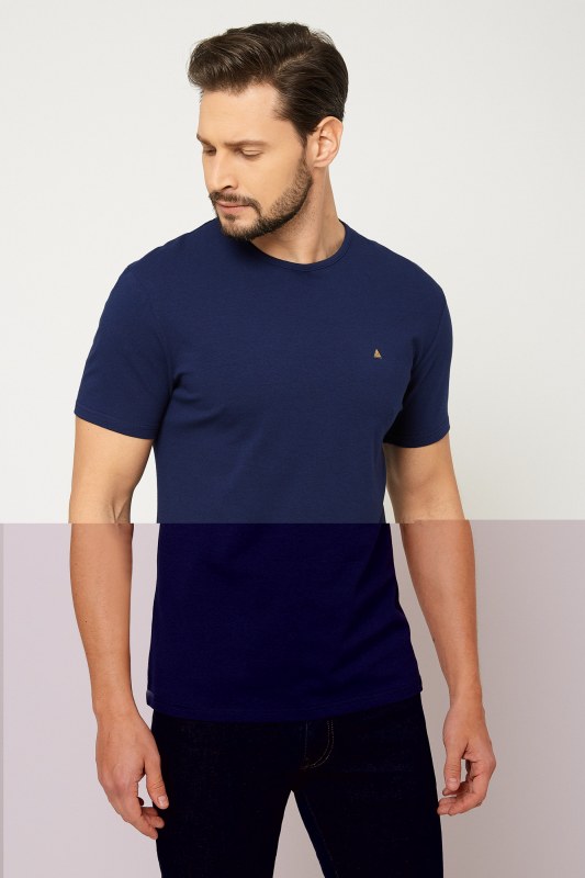 Tričko Lumide LU02 Navy Blue - Pánské oblečení trička