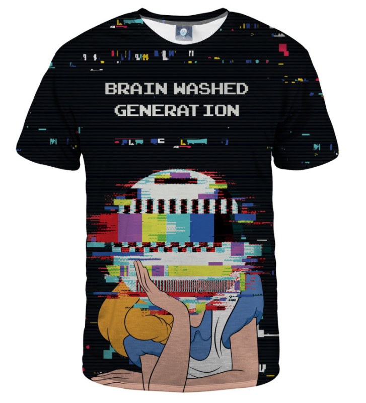 Aloha From Deer Brain Tričko TSH AFD1107 Black - Pánské oblečení trička