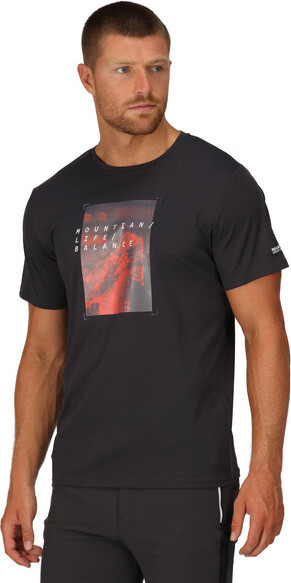 Pánské tričko Regatta RMT272-61I černé - Pánské oblečení trička