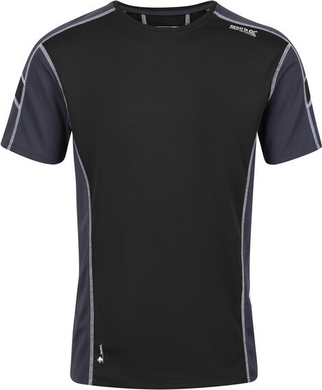 Pánské tričko Regatta RMT251 Virda III KY6 černé - Pánské oblečení trička