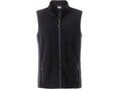 Daiber JN 856 Pánská pracovní fleecová vesta - Strong 02.0856 black/carbon