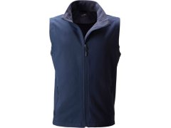 Daiber JN 1128 Pánská 2-vrstvá promo softshellová vesta 02.1128 navy/navy