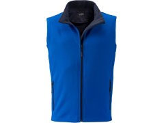 Daiber JN 1128 Pánská 2-vrstvá promo softshellová vesta 02.1128 nautic blue/navy
