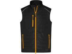 Daiber JN 1822 Pánská hybridní vesta 02.1822 black/neon orange