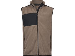 Tee Jays TJ 9122 Pánská fleecová vesta "Mountain" 18.9122 clay/black