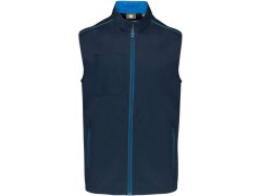 WK WK 6148 Pánská vesta "Day-to-Day" 20.6148 navy/light royal blue
