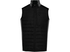 Kariban K 6170 Pánská hybridní vesta 20.6170 black/dark grey heather