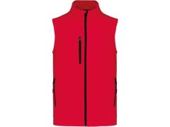 Kariban K 403 Pánská 3-vrstvá softshellová vesta 20.K403 red